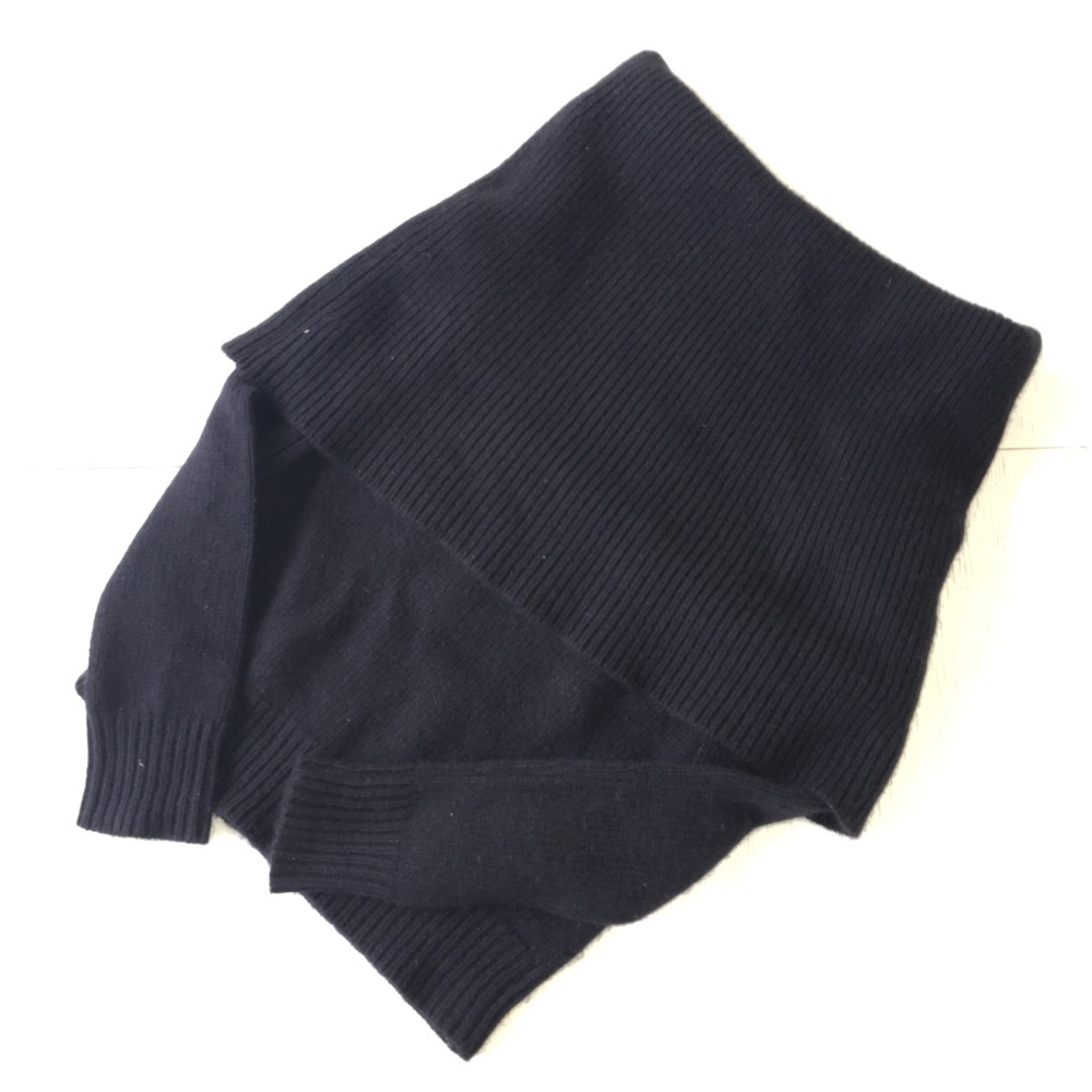 Ralph Lauren cashmere off the shoulder sweater